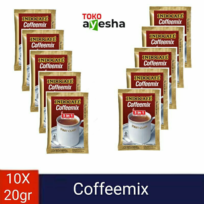 

Indocafe Coffeemix 20 gr - 1 Renceng isi 10 Sachet