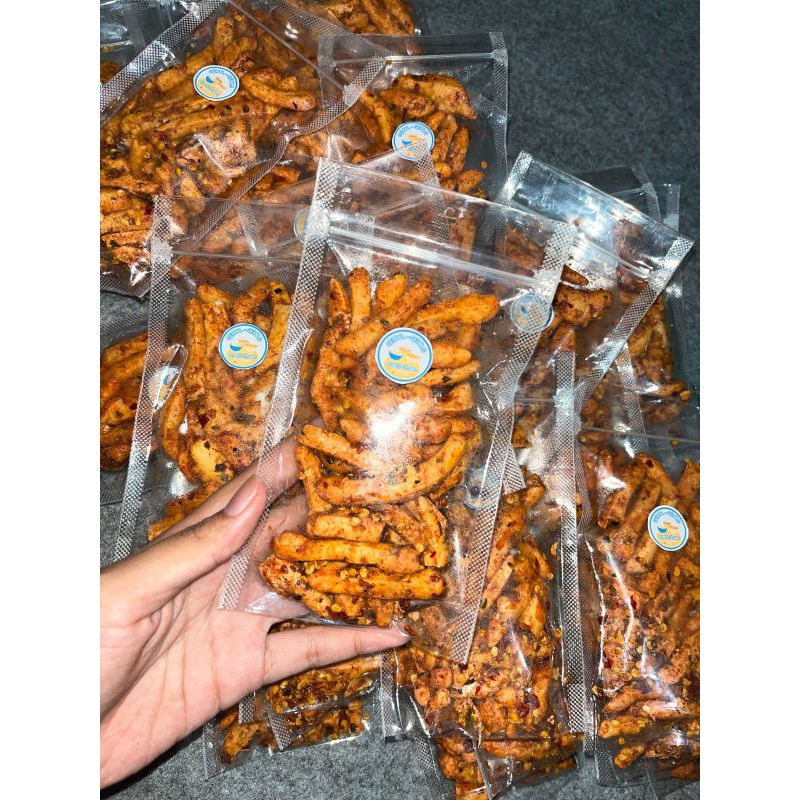 

Basreng pedas daun jeruk