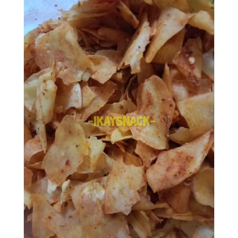 

Keripik singkong kriwil pedas 1kg
