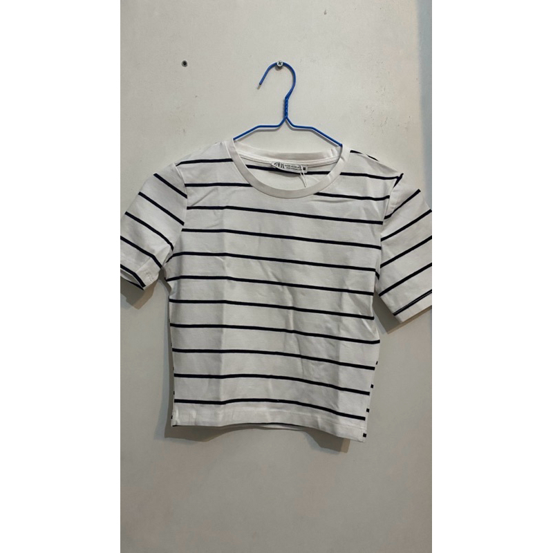 [NEW] KAOS WANITA STRIP ORI ZARA UK XS