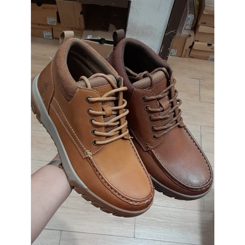 Sepatu Boots Kulit Pria by Brand JIM JOKER