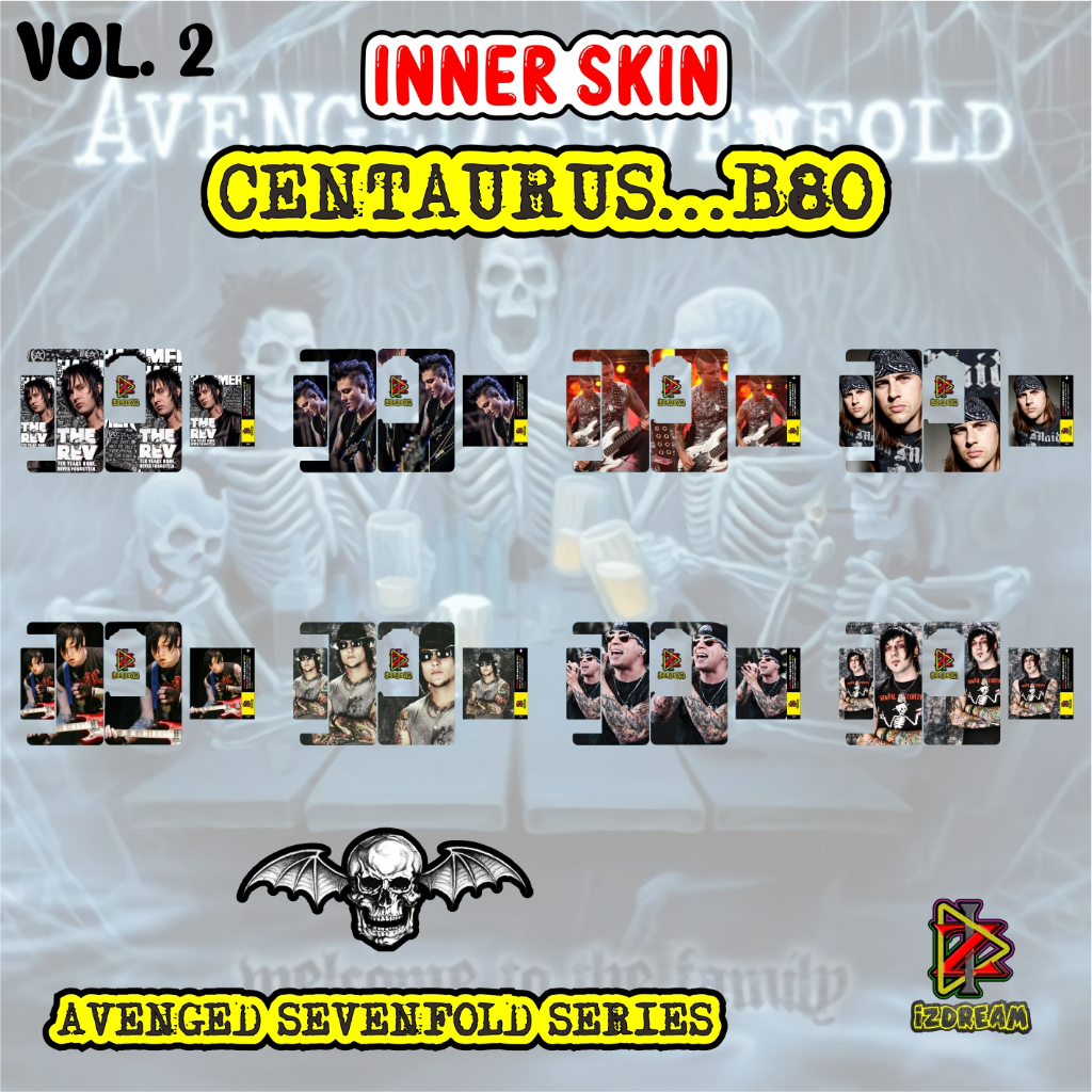 

A7X STICKER GARSKIN INNER SKIN CENTA B80 (VOL. 2)