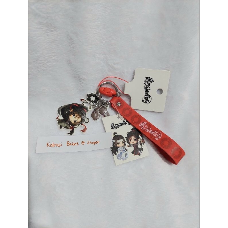 [READY] MDZS x Miniso Wei Wuxian Rubber Strap Keychain Official Mo Dao Zu Shi