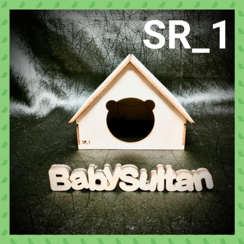 SR1 Rumah hamster syrian model classic, rumah hamster jumbo, rumah hamster dewasa, rumah hamster syr