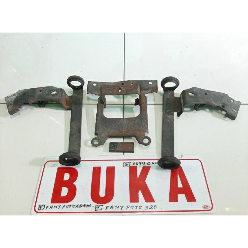 Briket Breket besi pangkon dudukan krodong batok kepala depan suzukiRc100s Rc Sprinter