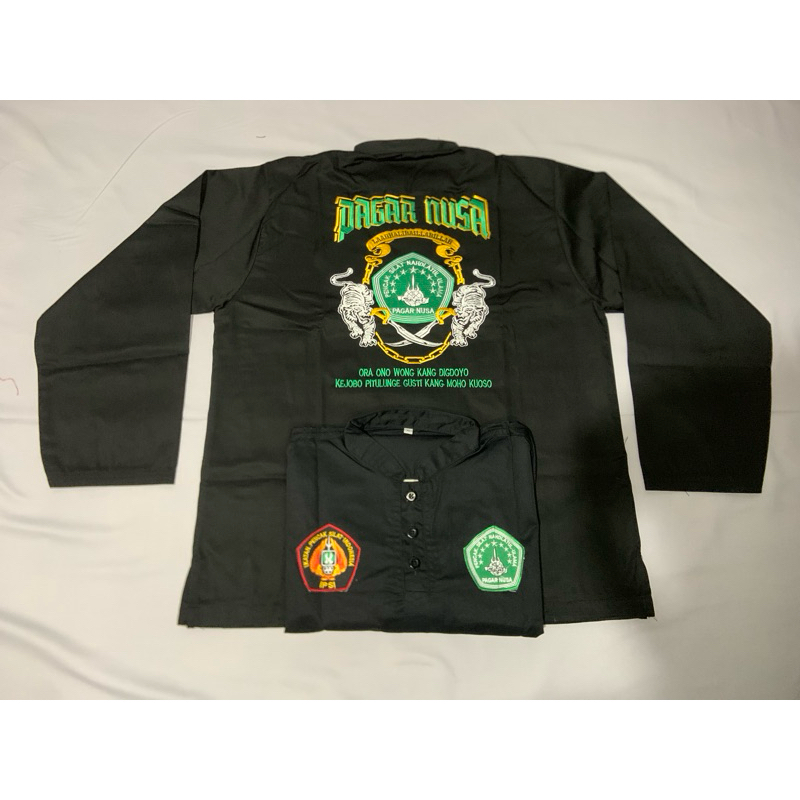 sakral atasan pagar nusa bordir motif rantai macan