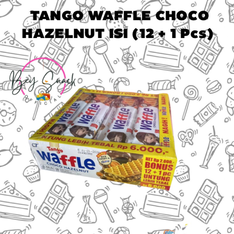 

TANGO WAFFLE CHOCO HAZELNUT ( ISI 12 + 1 Pcs )