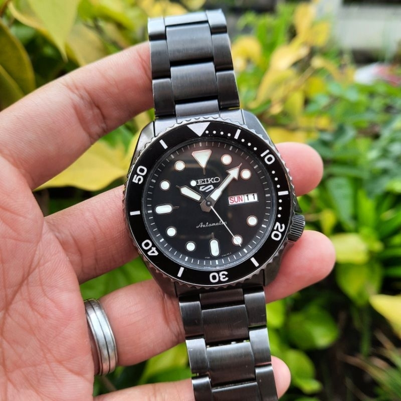 Seiko 5 Sports SRPD65K1 Black Full Bracelet SRPD65 4R36-07G0 Not SRPD79K1 SRPD79