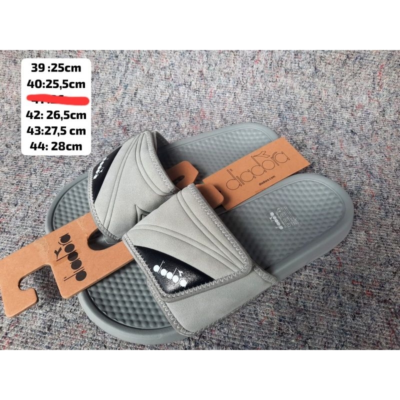 Sandal pria sport slipon diadora original asli