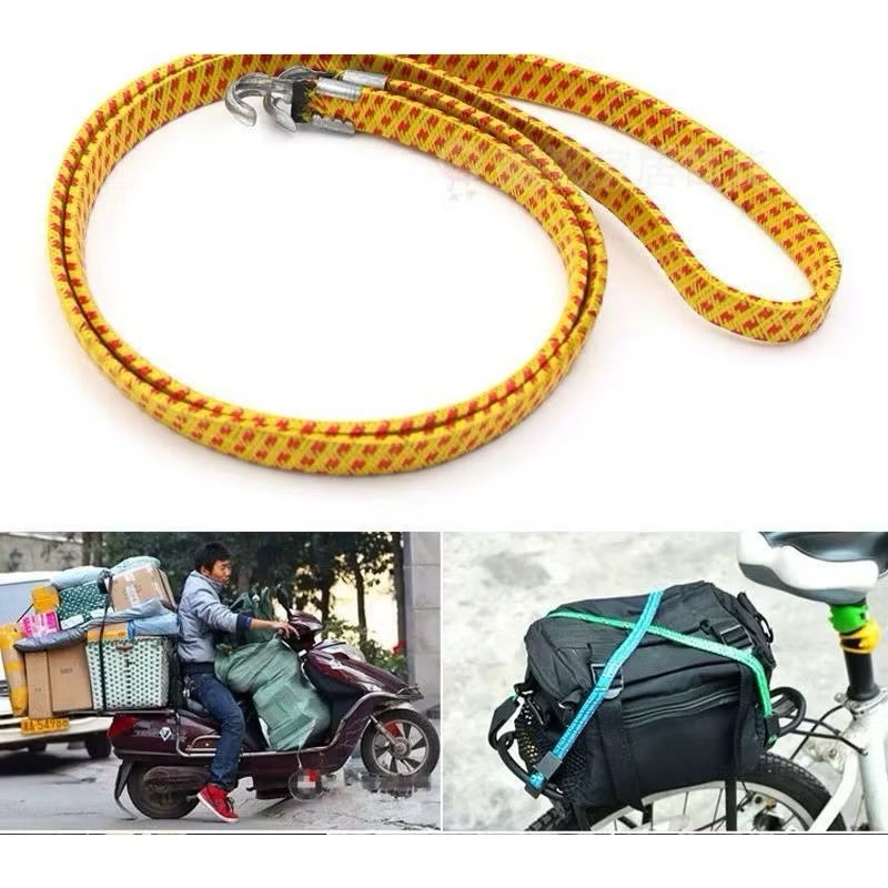 TALI BAGASI MOTOR 2M TALI IKAT BARANG KARDUS TALI KARET PENGIKAT BARANG MOTOR 2.5 METER TALI IKAT BA