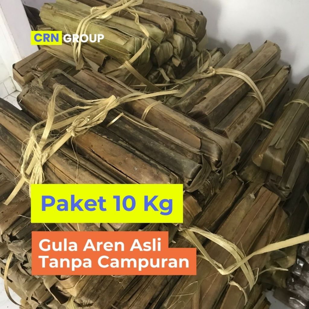 

[Paket 10 Kg] Gula Aren Murni Dari Air Nira Aren Naringgul Bergaransi