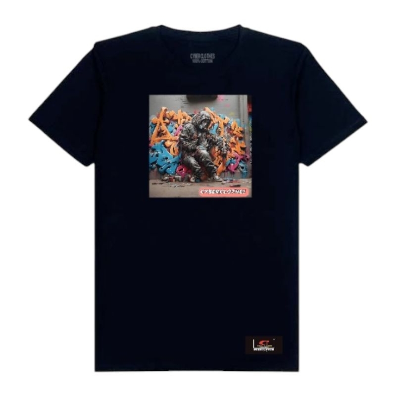 Baju Distro Keren l Kaos Original Grafiti Wall