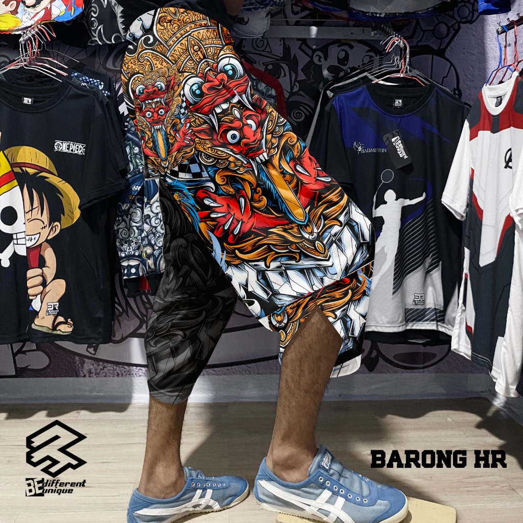 Harem Pants / Celana Harem Casual Pria Wanita Motif Fullprint Barong