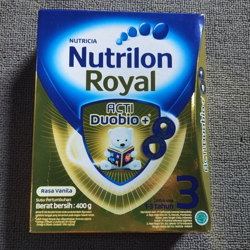 

Nutrilon Royal 3 Rasa Vanilla 400 gram