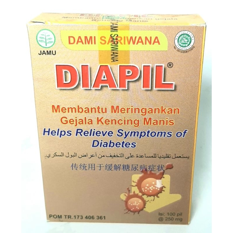 

Jamu Diapil Dami Sariwana kencing manis pill.