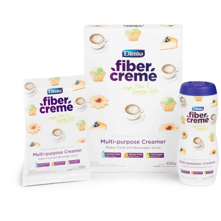 

Ellenka Fiber Creme 100gr/168gr/450gr Creamer Krim Pengganti Santan Susu Krimer Multifungsi Creamy Tinggi Serat Bebas Laktosa Gluten Free Rendah Gula Original Asli Murah Malang Jatim