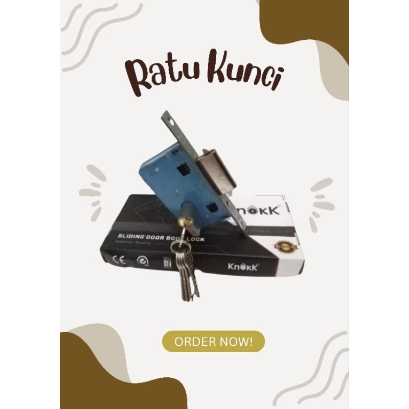 Body Sliding / Kunci Mekar / Kunci Pintu Sliding Mekar / Kunci Pintu Geser