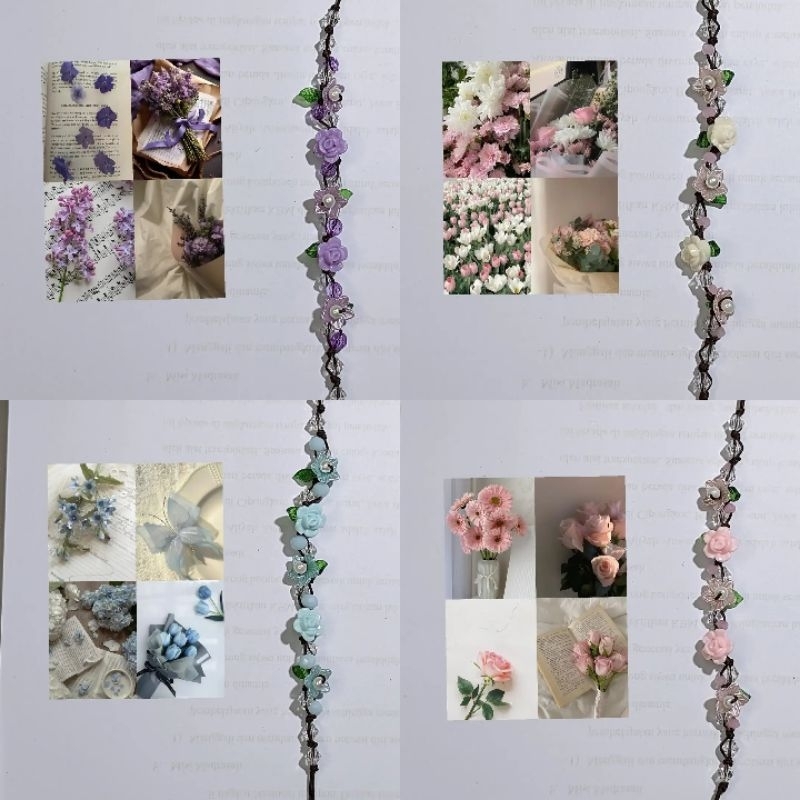 Beads Flower bracelet