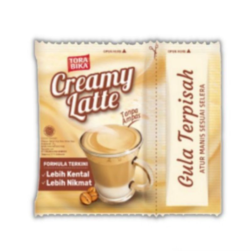 

Kopi Torabika Creamy Latte 1 Renceng / 10 Pcs