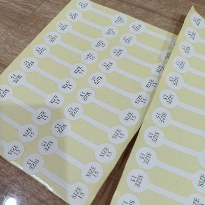 

Label Stiker ukuran Cincin Bulat (100pc)