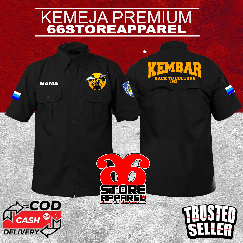 KEMEJA XTC KEMBAR-XTC INDONESIA-XTC IPXI-XTC PMXI-BORDIR CUSTOM