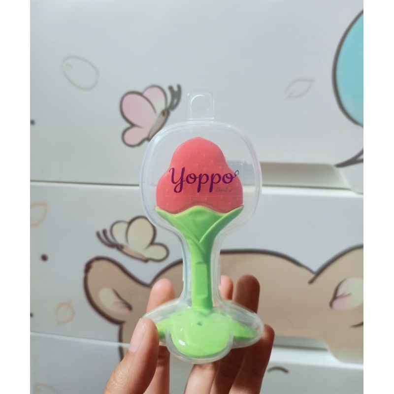 NEW | Yoppo Baby Teether Buah - Teether Baby Free Case