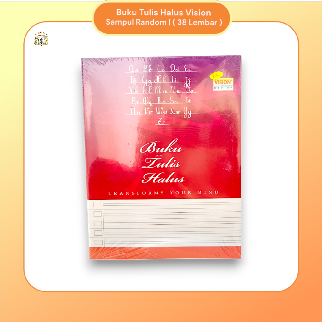 

[ 1 Pack ] Buku Tulis Halus Vision Isi 38 Lembar / Buku Latin / Buku Sekolah