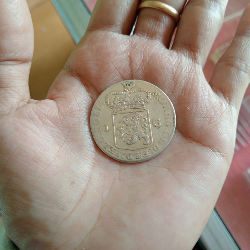 uang koin kuno 1763  silver coin coin perak asli
