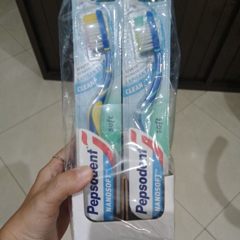 sikat gigi pepsodent nanosoft nano soft
