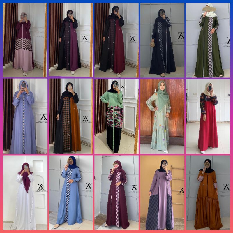 Dress Zakiyah Kaftan Terbaru