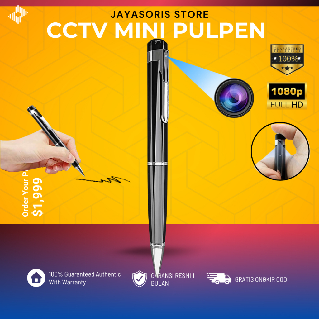KAMERA PULPEN CAMERA CCTV TERSEMBUNYI PENGINTAI MINI KECIL SPY IP CAM HIDDEN PENGINTIP MURAH JS52