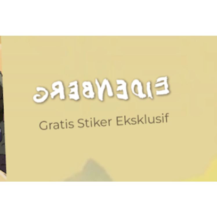 

[PASTEL BOOKS] (TIDAK DIJUAL) STIKER EIDENBERG - JOBIN