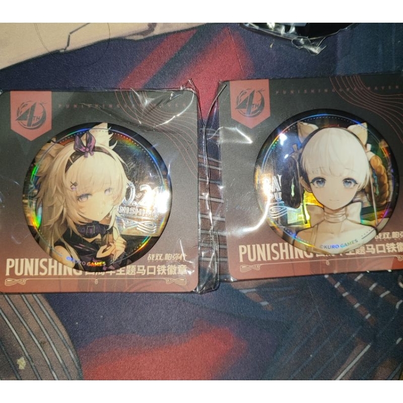 punishing gray raven pgr 4th anniversary canbadge
