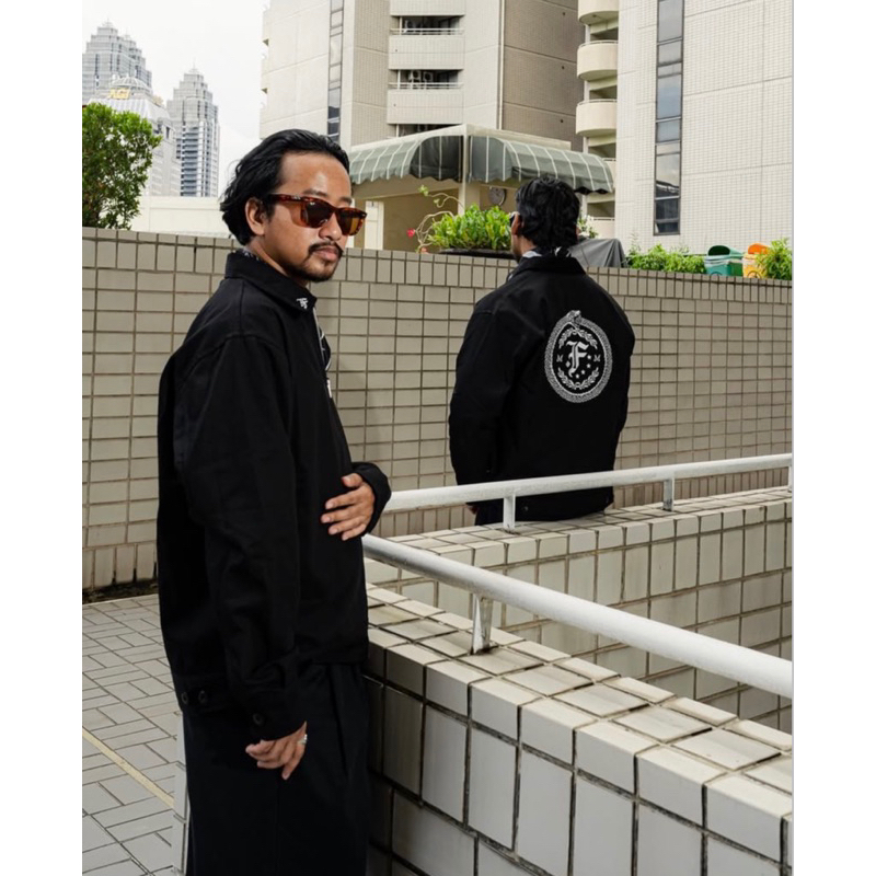 .FEAST WORK JACKET OUROBOROS BLACK MERCH BAND