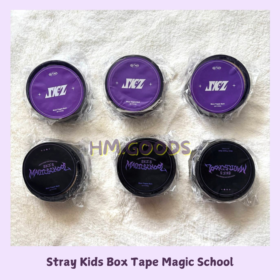 

[LAST STOCK] Stray Kids Box Tape Magic School