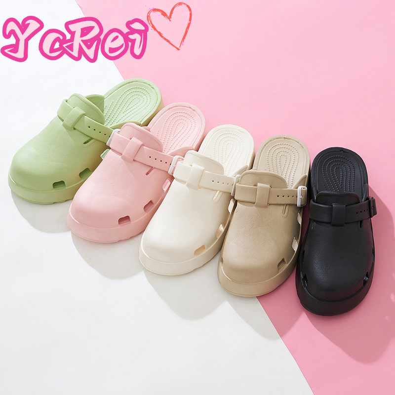 YcRei2025Sepatu wanita sandal anti selip sandal wanita sandal jepit pantai modis sandal pantai sol t