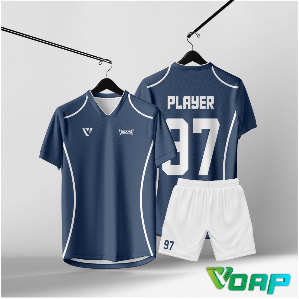 JERSEY FUTSAL JERSEY BOLA / BAJU BOLA  / Baju Futsal + Nama CUSTOM FULL PRINTING GRATIS NAMA LOGO DA