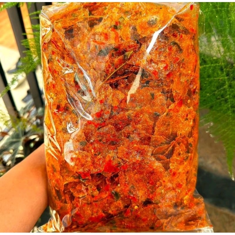 

kripik kaca gurih pedas daun jeruk bumbu melimpah isi 500GRAM