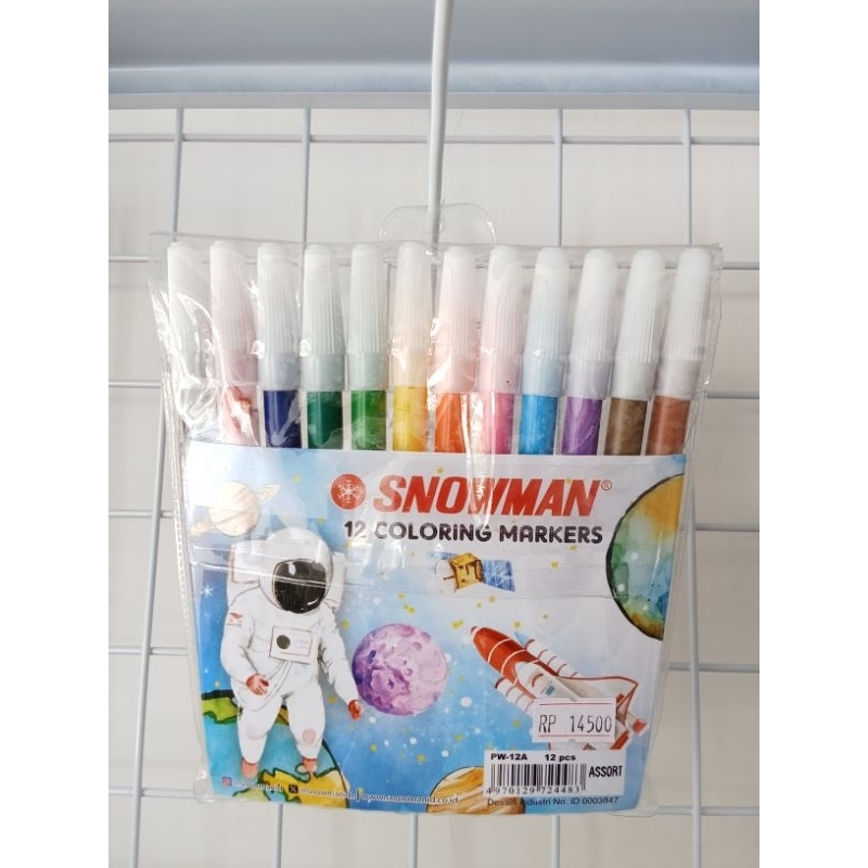 

SNOWMAN PW12A - Spidol 12 Warna