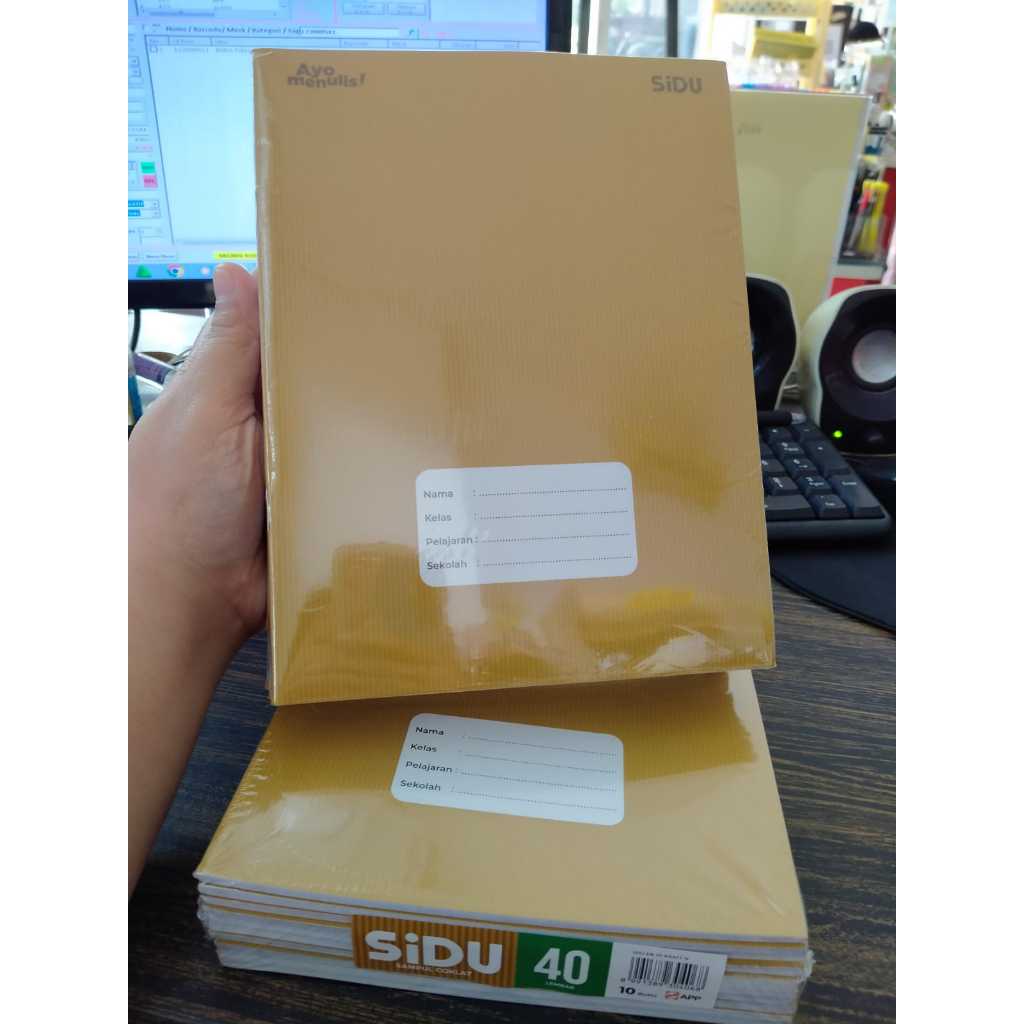 

Buku Tulis Sidu Sampul Coklat Kraft Isi 40 Lembar 1 Pack 10 Buku