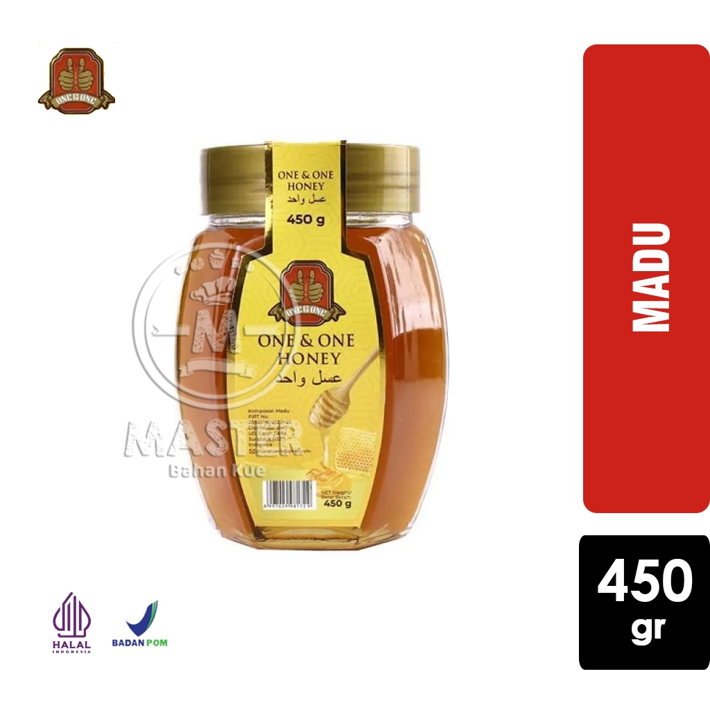 

Madu One and One / Honey Jar / Madu Murni [Toples Kaca 450gr]