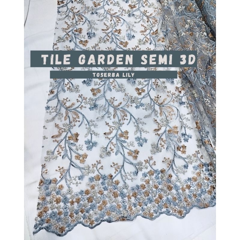 Tile Garden/Broklat Tile/Bahan Kebaya
