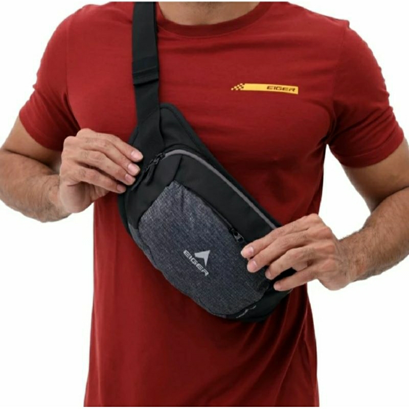 TAS WAISTBAG EIGER1989 PRIDE-WP BLACK ORI 100%