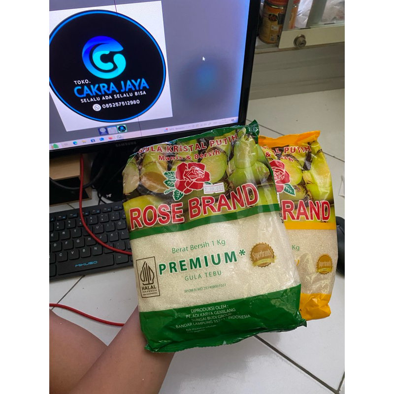 

GULA KEMASAN ROSE BRAND 1kg MURAH