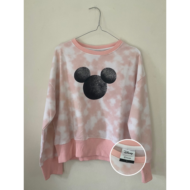 Preloved Sweater Nevada Disney Mickey Pink