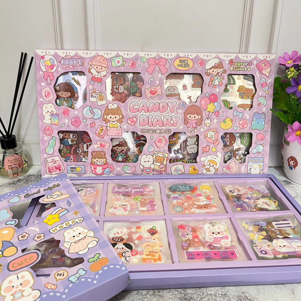 

SP - BOX STICKER SENMU ISI 200 LEMBAR MOTIF SUPER CUTE LUCU LIMITED EDITION PAKET STIKER ISI 200 GAMBAR SWEET LITTLE GIRL CUTE