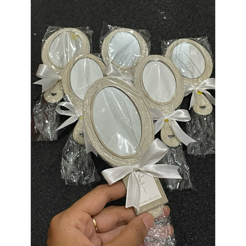 READY STOCK SOUVENIR PERNIKAHAN - Souvenir pernikahan cermin - SOUVENIR PERNIKAHAN KACA - SOUVENIR K