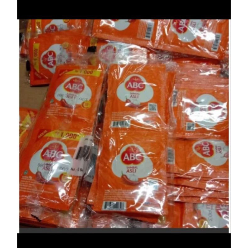 

SAOS SAMBAL ABC SACHET / 1 PACK ISI 10 PCS / 18GRAM