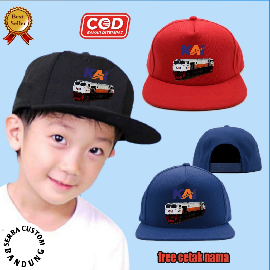TOPI SNAPBACK ANAK KAI  CC 206 FREE NAMA
