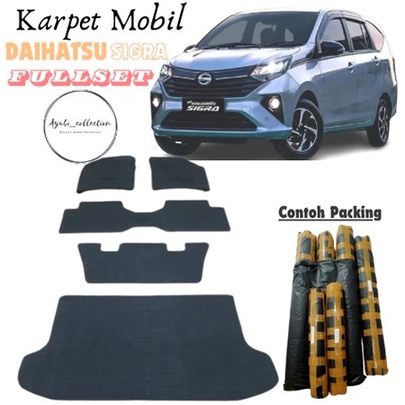 KARPET KARET MATRAS /LANTAI MOBIL DAIHATSU SIGRA FULL SET / KARPET SIGRA FULL SET 2024